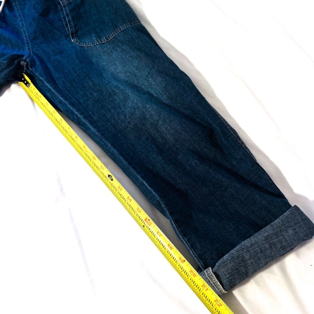 Denim Cargo Cropped Pants Medium - Picture 13 of 15